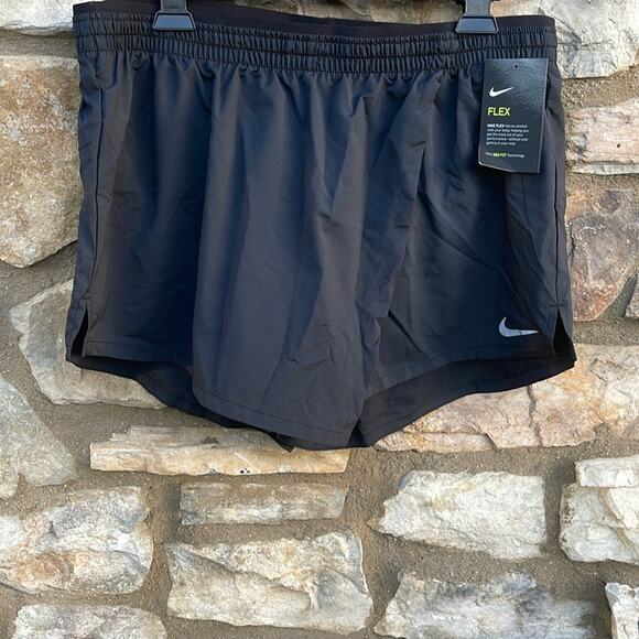 Nike Flex black running shorts size XL NEW - Picture 5 of 7